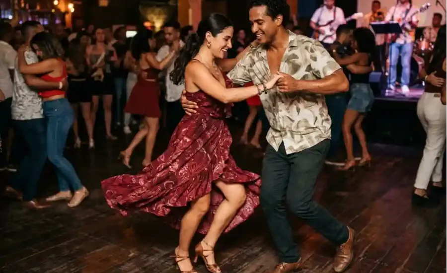 Il peso giusto del movimento nella salsa e nella bachata